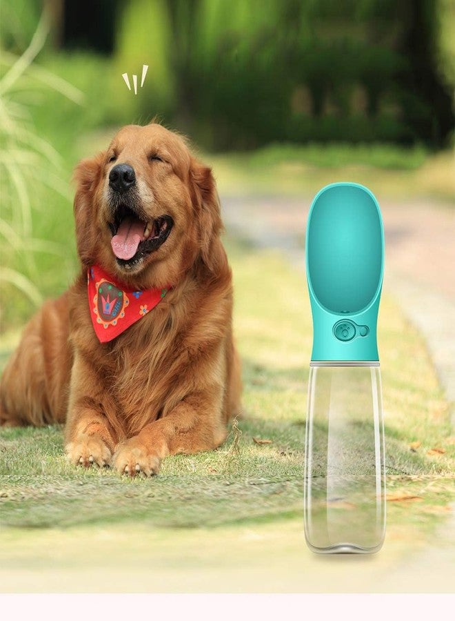 INTENZE Portable Dog Water Bottle for Walking,2.76" Big Trough Leak Proof Pet Water Bottle for Small Cat Puppy, Durable Non BPA Dog Drinking Water Bottle for Outdoor Hiking - Image 2